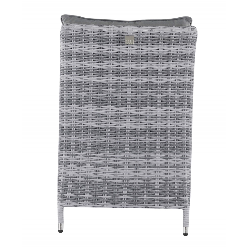 Elle Decor Vallauris 5-Piece Outdoor Seating Set Grey