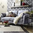 Elle Decor Chloe Sofa in Light Gray