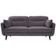 Elle Decor Chloe Sofa in Dark Gray