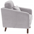 Elle Decor Chloe Arm Chair in Light Gray