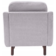 Elle Decor Chloe Arm Chair in Light Gray