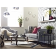 Elle Decor Chloe Arm Chair in Light Gray