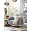 Elle Decor Chloe Arm Chair in Light Gray