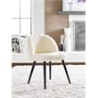 Elle Decor Cami Vanity Chair in French Cream