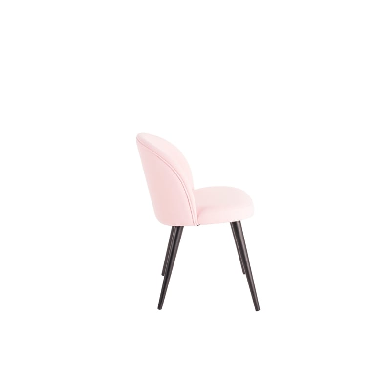 Elle Decor Cami Vanity Chair in French Pink