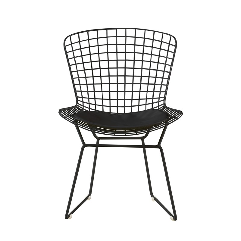 Elle Decor Holly Dining Chair Set of 2 Black