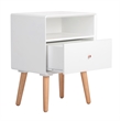 Elle Decor Lilou End Table in French White