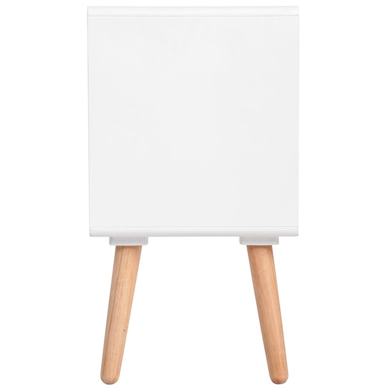 Elle Decor Lilou End Table in French White