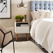 Elle Decor Lilou End Table in French White