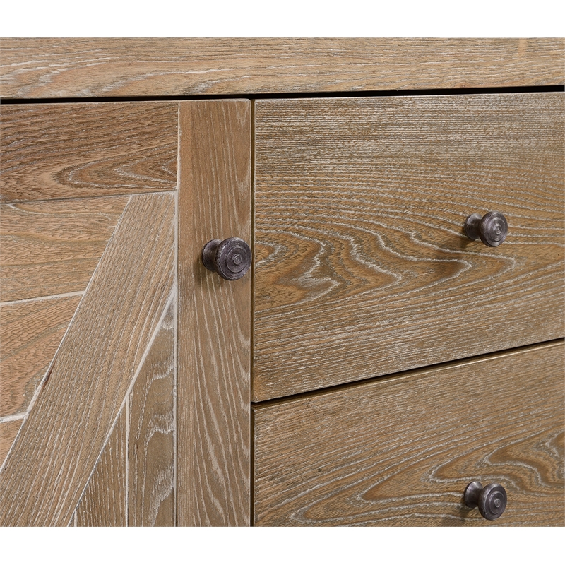 Elle Decor Marais Wood Sideboard in French Elm