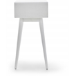 Elle Decor Rory 1 Drawer Side Table in French White