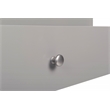 Elle Decor Rory 2 Drawer Side Table in French Gray