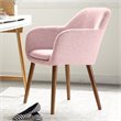 Elle Decor Roux Arm Chair in French Blush