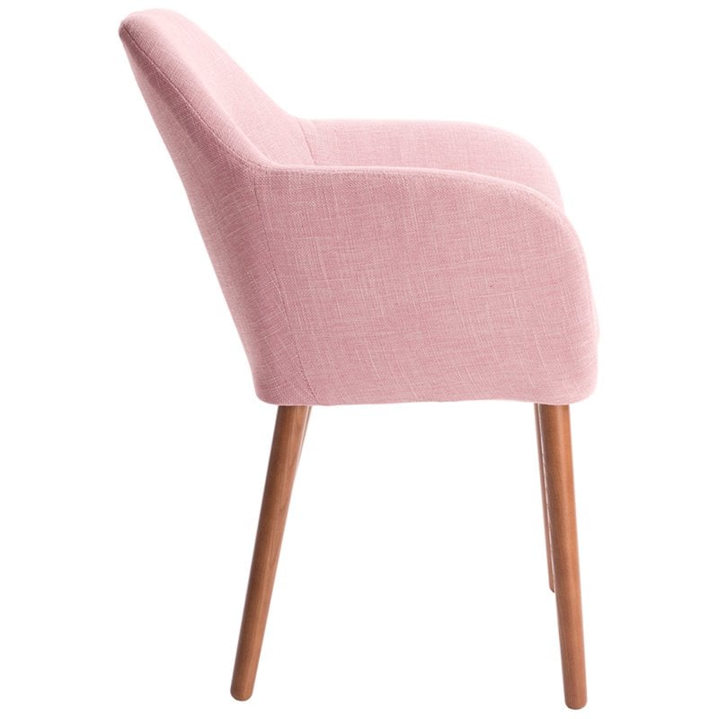 Elle Decor Roux Arm Chair in French Blush