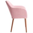 Elle Decor Roux Arm Chair in French Blush