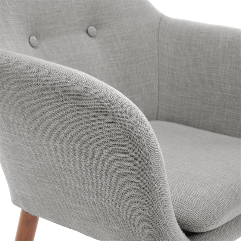 Elle Decor Roux Arm Chair in French Gray