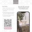 Elle Decor Lulu Modern Hourglass End Table with Metal Top for Bedroom White