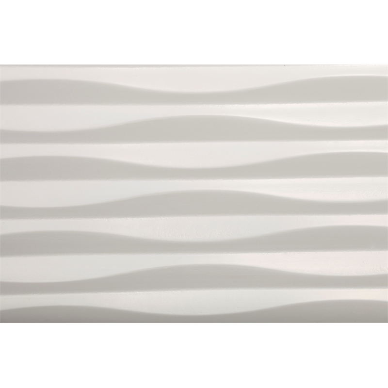 Elle Decor Aurie Media Console in French White
