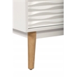 Elle Decor Aurie Media Console in French White