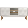 Elle Decor Aurie Media Console in French White
