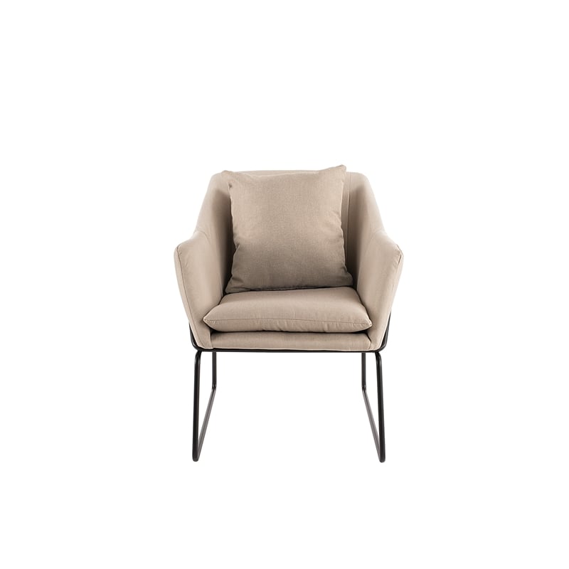Elle Decor Odile Accent Chair in French Cream
