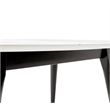 Elle Decor Clemintine Oval Coffee Table Marble Print