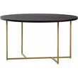 Elle Decor Ines Round Coffee Table Black