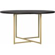 Elle Decor Ines Round Coffee Table Black