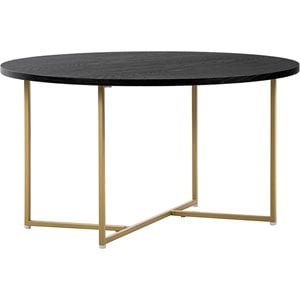 Elle Decor Ines Round Coffee Table Black