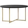 Elle Decor Ines Round Coffee Table Black