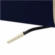 Elle Decor Giselle Gold Desk Chair Navy Blue Velvet