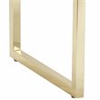 Elle Decor Giselle Chic Gold Bench Faux Fur