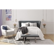 Elle Decor Remi Bench Dark Grey