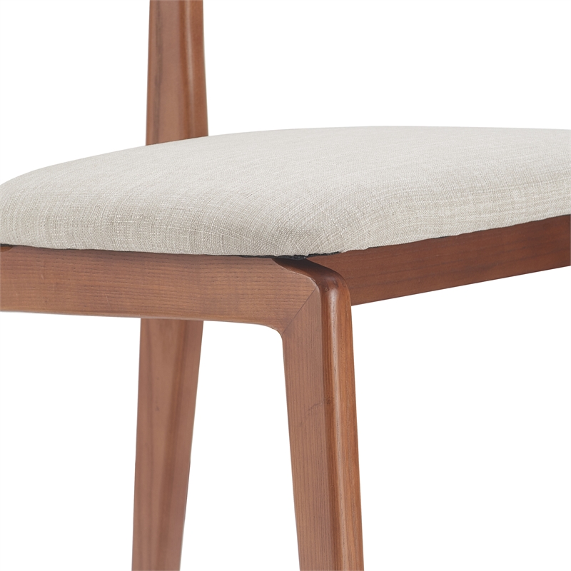 Elle Decor Coralie Dining Chair Set of 2 Light Gray