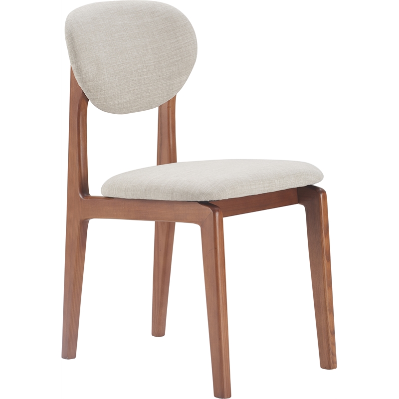 Elle Decor Coralie Dining Chair Set of 2 Light Gray