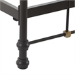 Elle Decor Renaud Parisian Metal King Bed Frame in Black