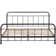 Elle Decor Renaud Parisian Metal King Bed Frame in Black