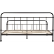 Elle Decor Renaud Parisian Metal King Bed Frame in Black