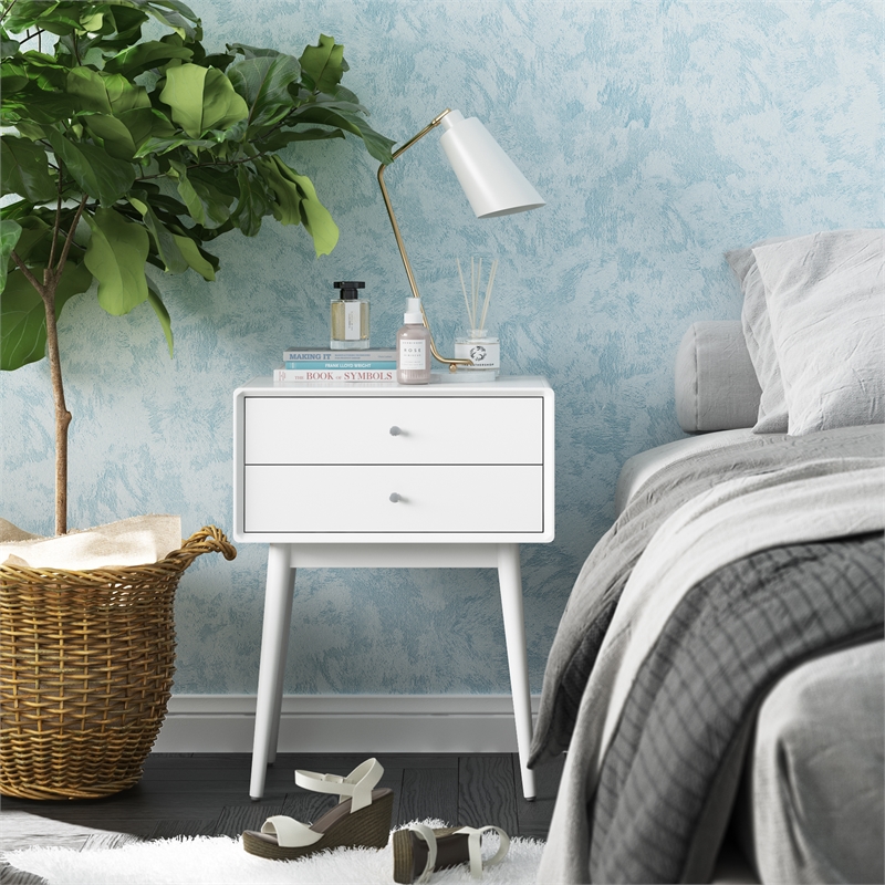 Elle Decor Stephanie Side Table White