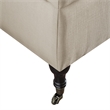 Elle Decor Collette Tufted Storage Bench Cream