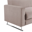 Elle Decor Baylie Sofa - French Taupe Velvet