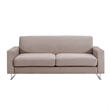Elle Decor Baylie Sofa - French Taupe Velvet