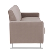 Elle Decor Baylie Sofa - French Taupe Velvet