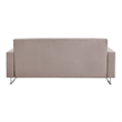 Elle Decor Baylie Sofa - French Taupe Velvet