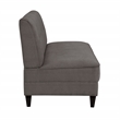 Elle Decor Yvonne Mid-Century Modern Sofa - French Dark Gray