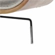 Elle Decor Ophelia Home Office Desk Chair Modern Ergonomic Woven Fabric Gray