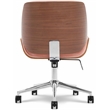 Elle Decor Ophelia Home Office Desk Chair Modern Ergonomic Woven Fabric Pink