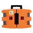 COSCO Type1A Molded Folding Step Stool in Orange and Gray