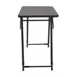 COSCO 20'' x 48'' Height Adjustable Folding Table in Black