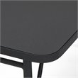 COSCO 20'' x 48'' Height Adjustable Folding Table in Black
